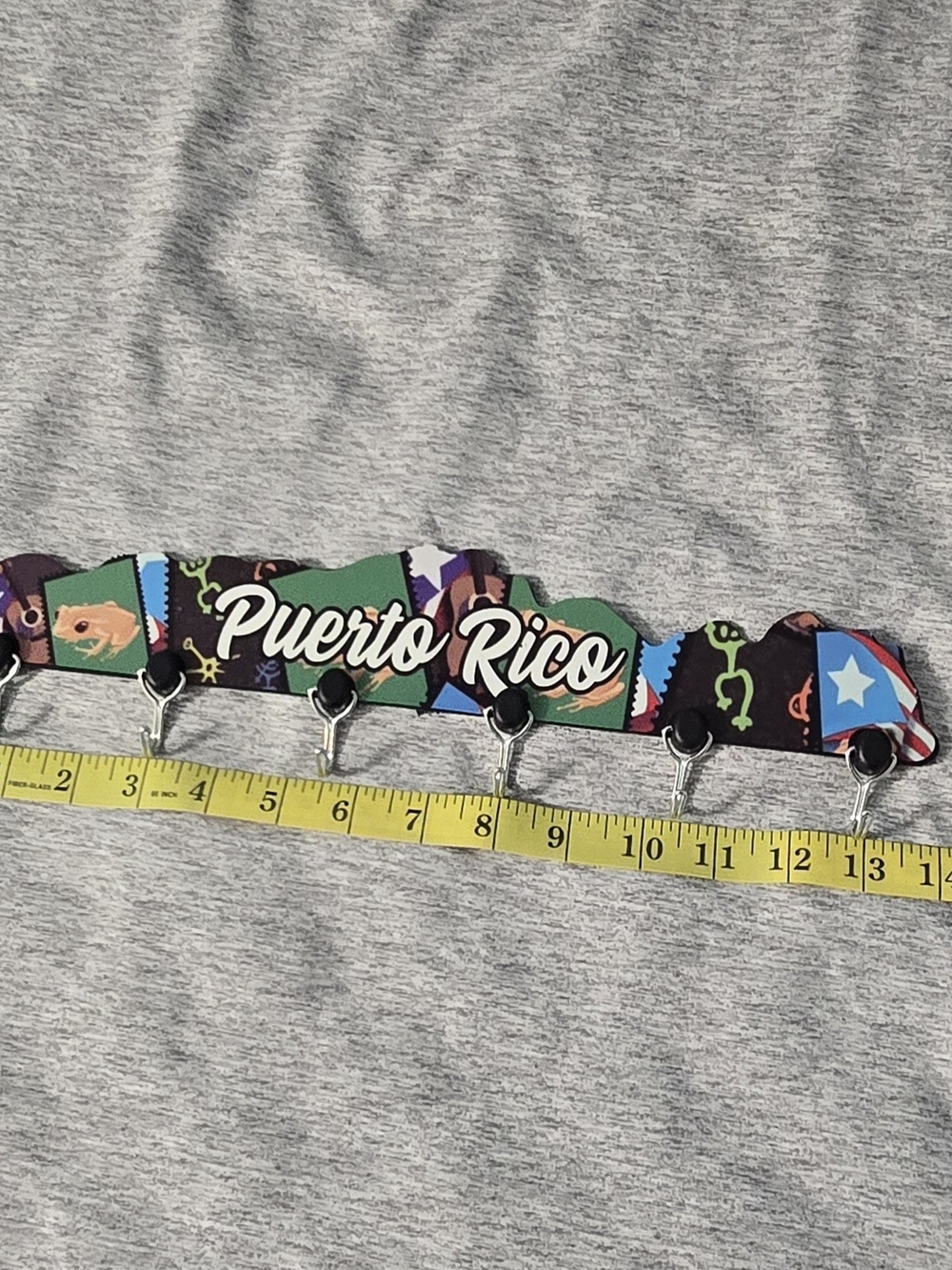 Puerto Rico Colorful Wall Hook Rack - Picture 6 of 11